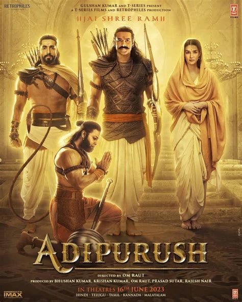 adipurush 2023 release date in india